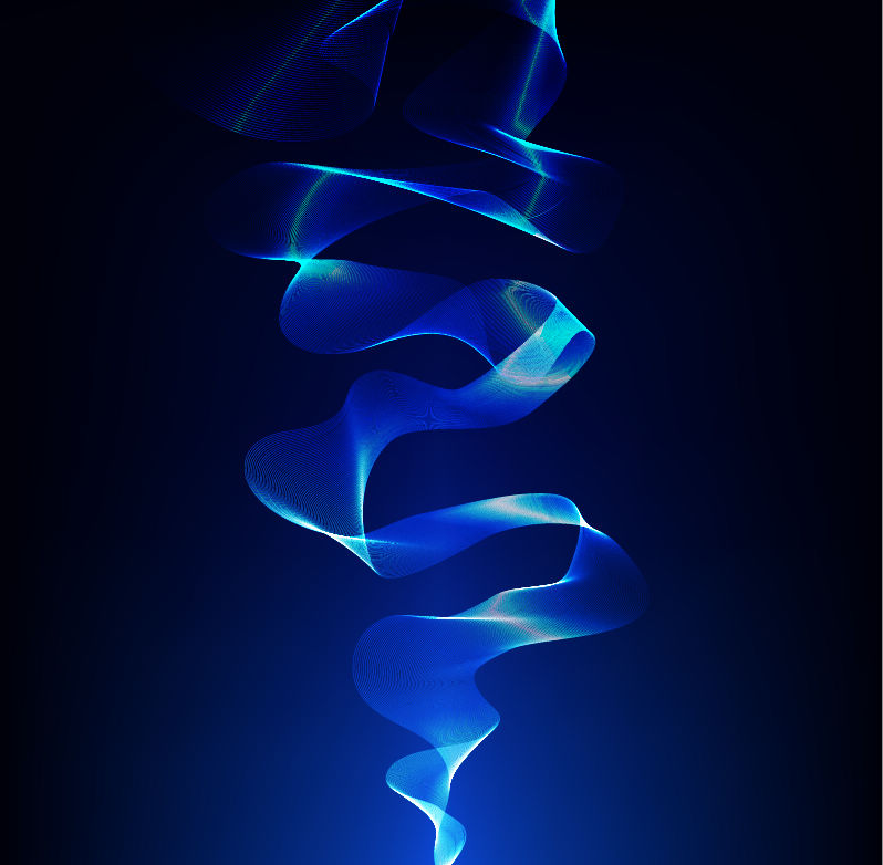 free vector Abstract Smoke Blue Vector Background